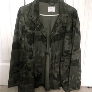 Old navy camo army jacket